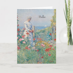 In a Garden painting Card