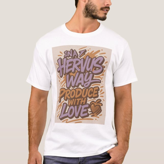 In a Hervus Way- Made from Love Signature Tee (Front)