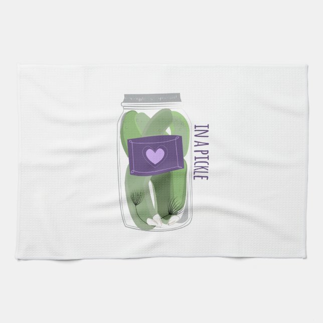 In a Pickle Tea Towel (Horizontal)