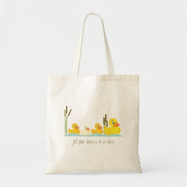 In A Row Tote Bag (Front)