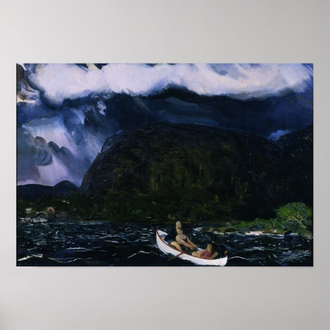 In a Rowboat by George Bellows (1916) Poster (Front)
