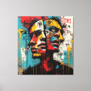 in a troubled soul canvas print