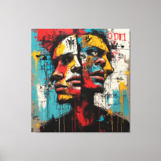 in a troubled soul canvas print