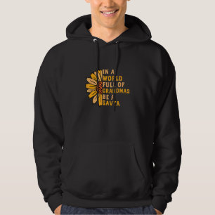 In A World Full Of Grandmas Be A Savta Jewish Gran Hoodie