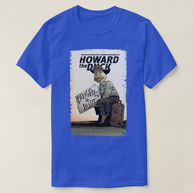 In a world Howard art the Duck gift for fans T-Shirt (Design Front)
