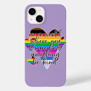 In A World Where You Can Be Anything Be Kind Case-Mate iPhone 14 Case
