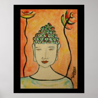 In a Zen Mood Poster by ValAries