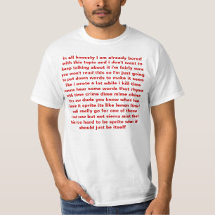 in all honesty shirt