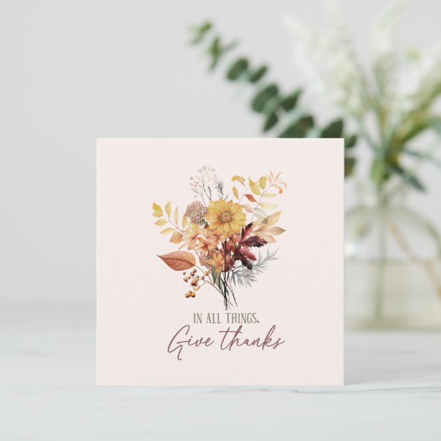 In All Things Give Thanks Autumn (Standing Front)