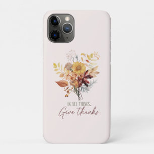 In All Things, Give Thanks – Autumn Floral Bouquet Case-Mate iPhone Case