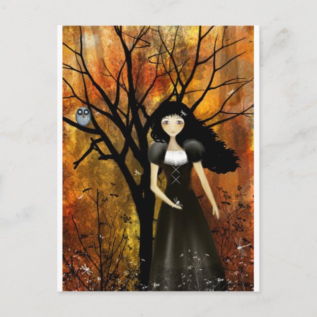 In an Autumn Forest Postcard (Front)