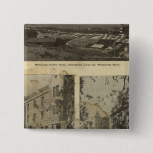 In and about Eugene, Oregon 15 Cm Square Badge