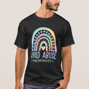 In April We Wear Blue Cool Child Abuse Prevention T-Shirt