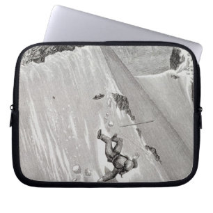 'In Attempting to Pass the Corner I Slipped and Fe Laptop Sleeve
