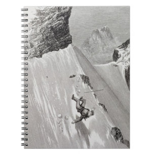 'In Attempting to Pass the Corner I Slipped and Fe Spiral Notebook