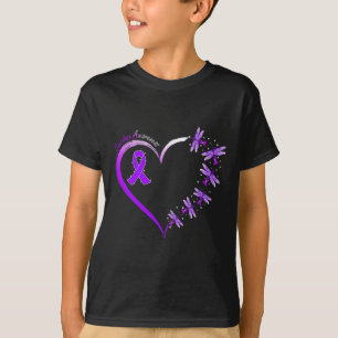 In August We Wear Purple Overdose Awareness Dragon T-Shirt