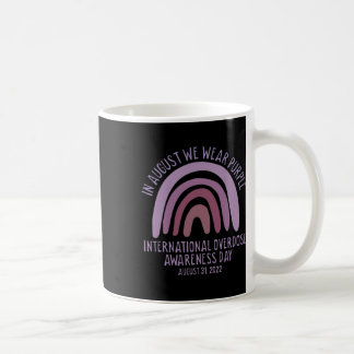 In August We Wear Purple Overdose Awareness For Me Coffee Mug