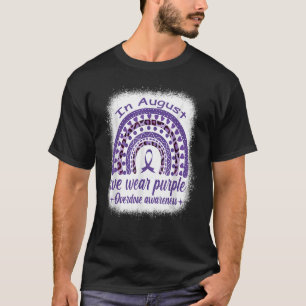 In August we wear purple Rainbow Overdose Awarenes T-Shirt