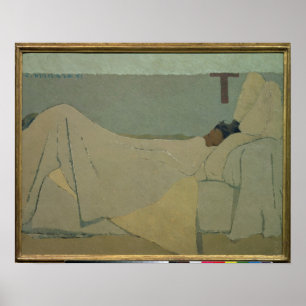 In Bed, 1891 Poster