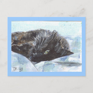 In bed postcard