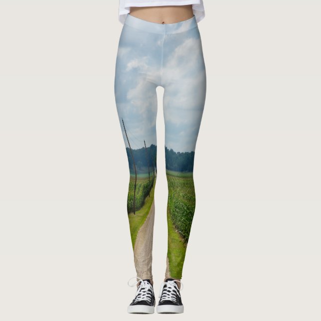 In Between Corn Fields Leggings (Front)