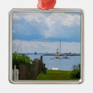In Between Houses Metal Tree Decoration