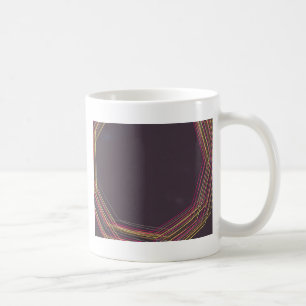 in black 0900 abstract art coffee mug