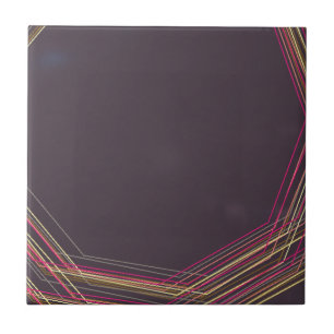 in black 0900 abstract art tile