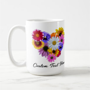 In Bloom - Heart Shaped Bouquet Coffee Mug