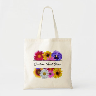 In Bloom - Square Split Floral Tote Bag