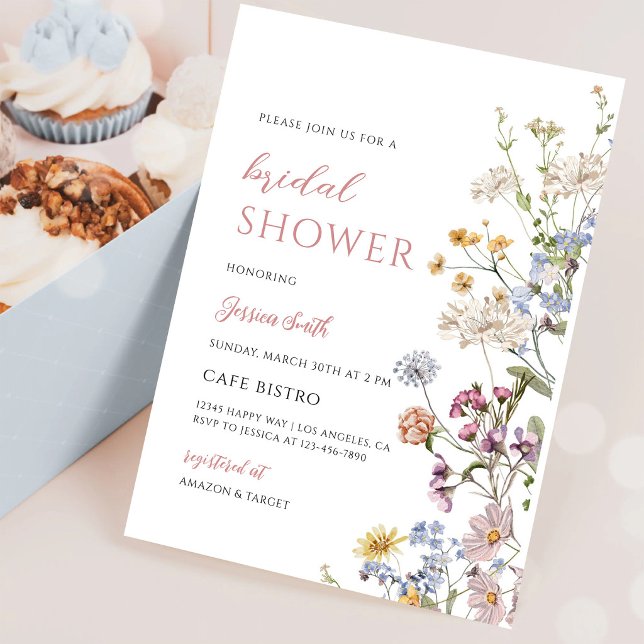 in Bloom Wildflower Bridal Shower Invitation (Creator Uploaded)