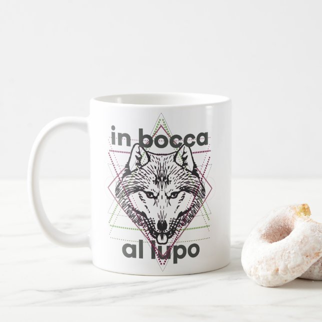 In bocca al lupo mug (With Donut)