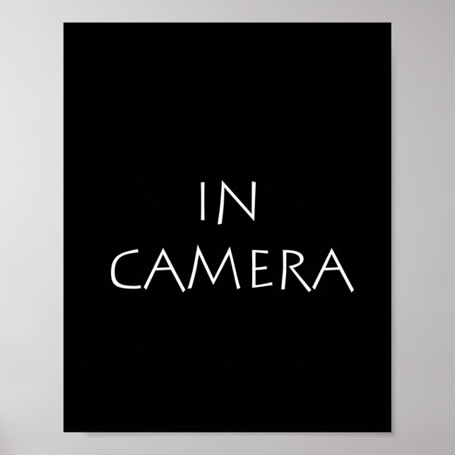 In Camera Poster (Front)