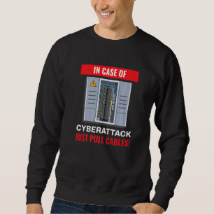 In Case Of Cyberattack I Hacker Code Hacking It Pr Sweatshirt