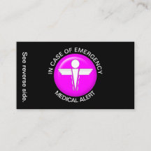 IN CASE OF EMERGENCY Medical Alert Card