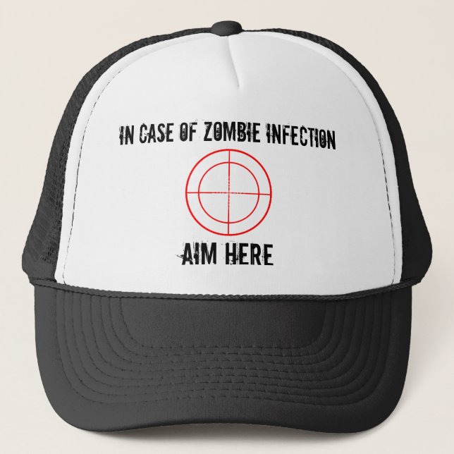 In Case of ZOMBIE Infection hat (Front)