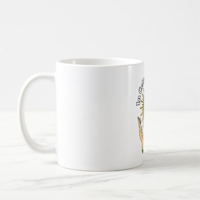 In Celery We Trust - Celery Juice Lover Funny Cele Coffee Mug (Left)