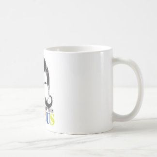 In charge of this circus distressed rough version coffee mug
