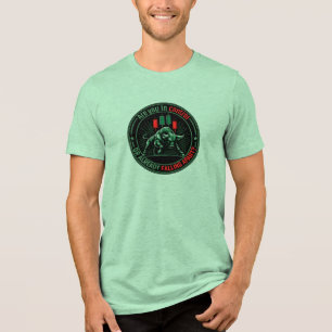 In Control or Falling Apart Bull Trader Mindset Tri-Blend Shirt