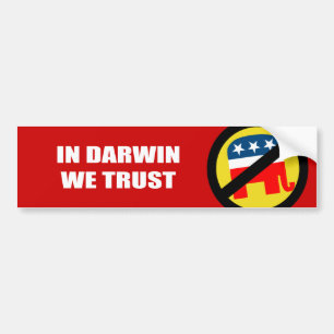 In Darwin we trust Bumper Sticker