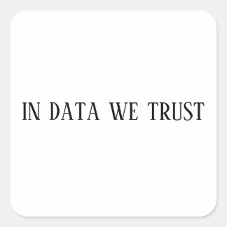 in data we trust sticker, math laptop stickers