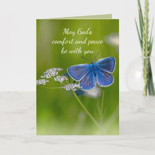 In Deepest Sympathy Help in Difficulty Mountains Card
