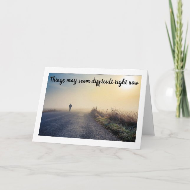 IN DIFFICULT TIME "I AM HERE FOR YOU" CARD (Front)