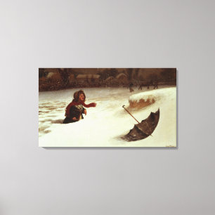 In Difficulties Canvas Print