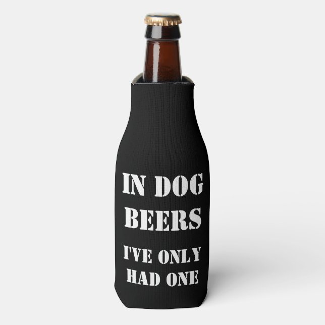 IN DOG BEERS BOTTLE COOLER (Bottle Front)