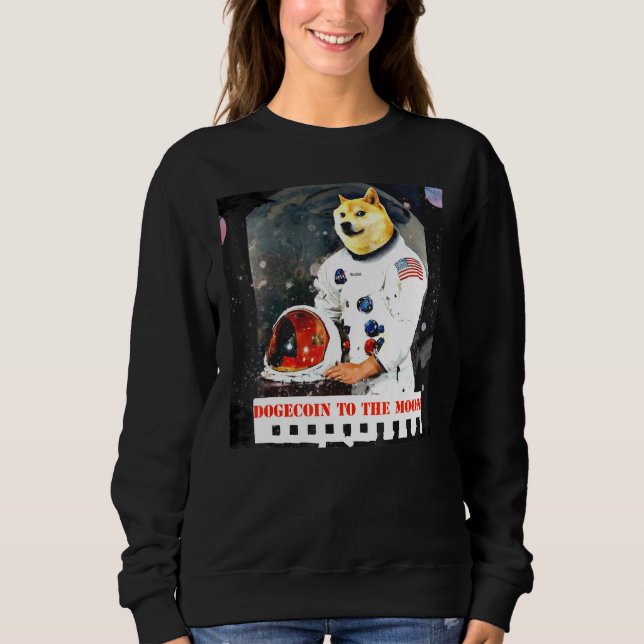 In Dogecoin We Trust- Blockchain 1 Sweatshirt (Front)