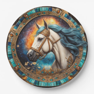 In Dreams I Ride Paper Plate