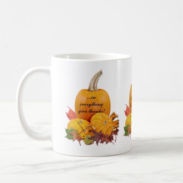 In Everything Give Thanks! Coffee Mug (Left)