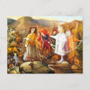 In Fairyland John Anster Fitzgerald Holiday Postcard