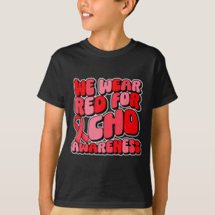 In February We Wear Red Chd Awareness Heart Diseas T-Shirt